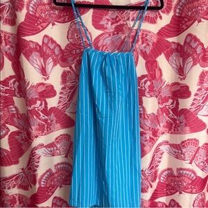A New Day Blue Pinstripe Dress